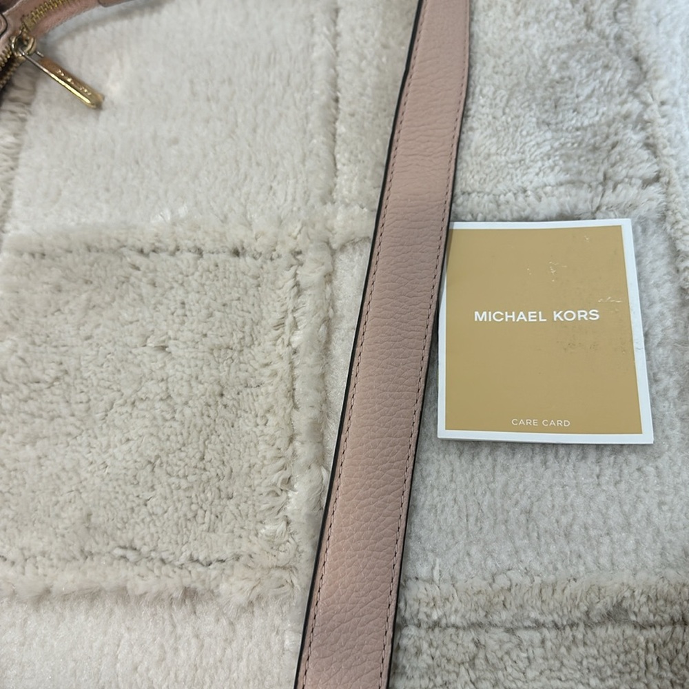 MICHAEL MICHAEL KORS Pebbled Soft Pink Shoulderbag Crossbody-Bag - Picture 11 of 16